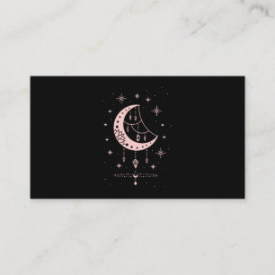 Andlig Pastel Goth Måne Kawaii Visitkort