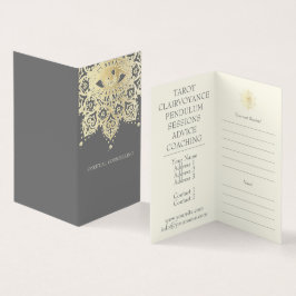 Andlig, psykologiskt - Affärskort Visitkort