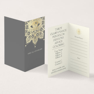 Andlig, psykologiskt - Affärskort Visitkort