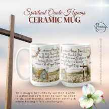 Andlig Quote Hymns Ceramic Mugg