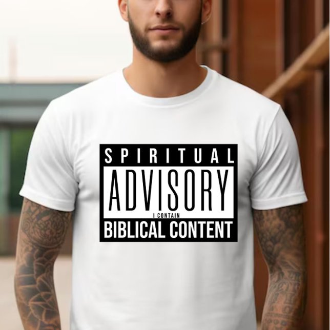 Andlig Rådgivande bibliska Innehåll Unisex T Shirt (Skapare uppladdad)