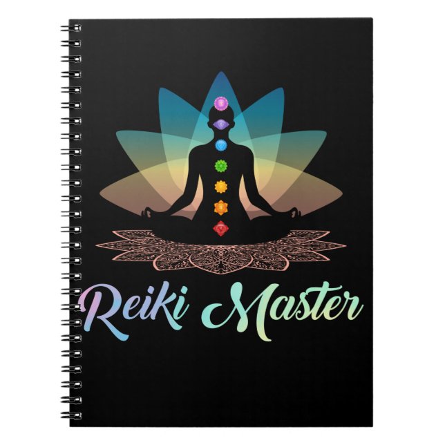 Andlig Reiki Master Chakra Yoga Meditation Anteckningsbok (Framsidan)