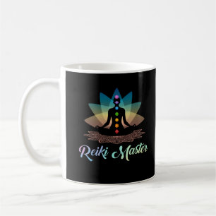 Andlig Reiki Master Chakra Yoga Meditation Kaffemugg