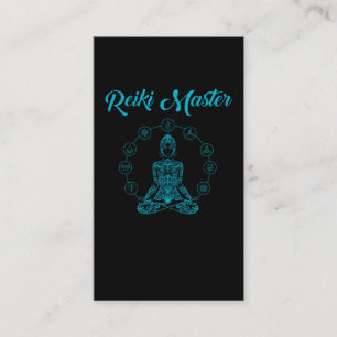 Andlig Reiki Master Energy Meditation Therapy Visitkort