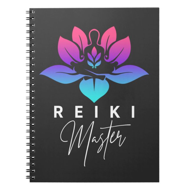 Andlig Reiki Master Energy Therapy Meditation Anteckningsbok (Framsidan)