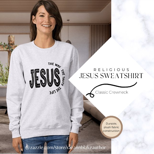 Andlig Religiösa Jesus Sweatshirt T Shirt (Skapare uppladdad)