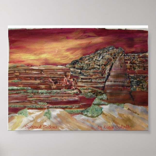 Andlig Sedona Poster (Framsidan)