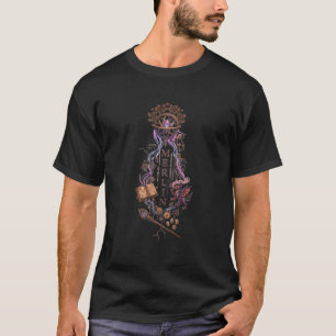 Andlig serenitet Vertikal Linje Konst Grafisk T Shirt