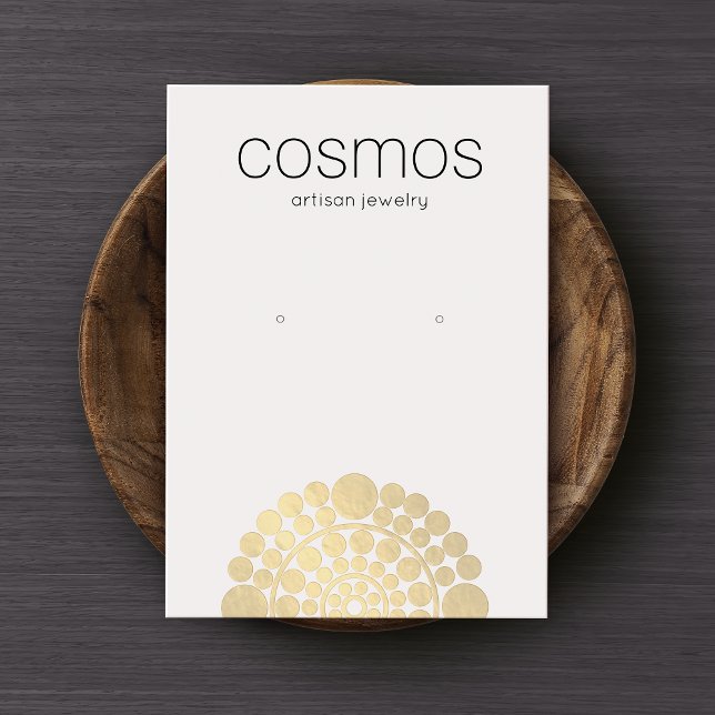 Andlig Stars Earring Jewelry Visning Holder Visitkort (Skapare uppladdad)