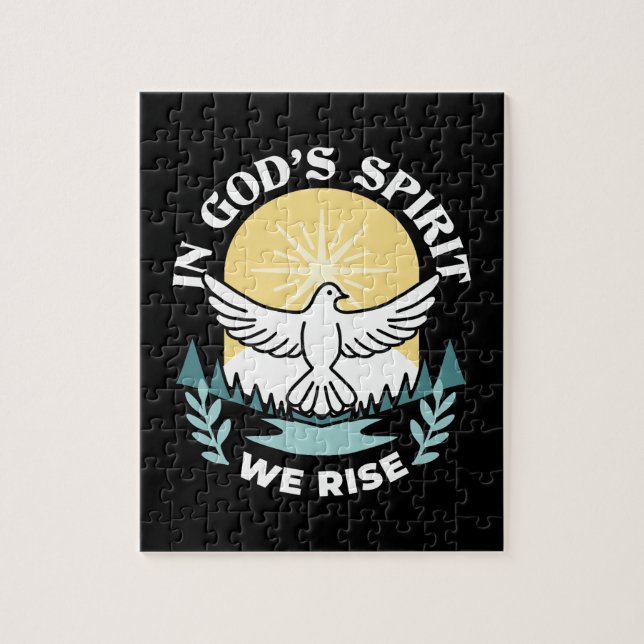 Andlig Styrka i Gud - Uppmjukande kristendom Pussel (Vertikal)