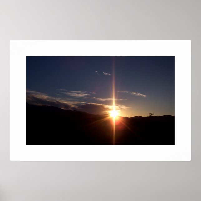 Andlig Sunset Poster (Framsidan)