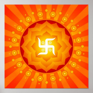Andlig Swastika Poster