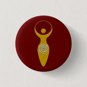 Andlig-symbol - Jordguajas gudinna 1 Nacke Ti Knapp