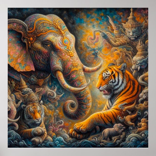 andlig-teckningar poster (Framsidan)