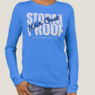 Andlig Tro Helig Ande Jesus Kristus Blå T Shirt