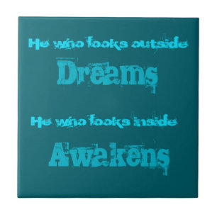 Andlig-typografiekurs om Awakening Kakelplatta