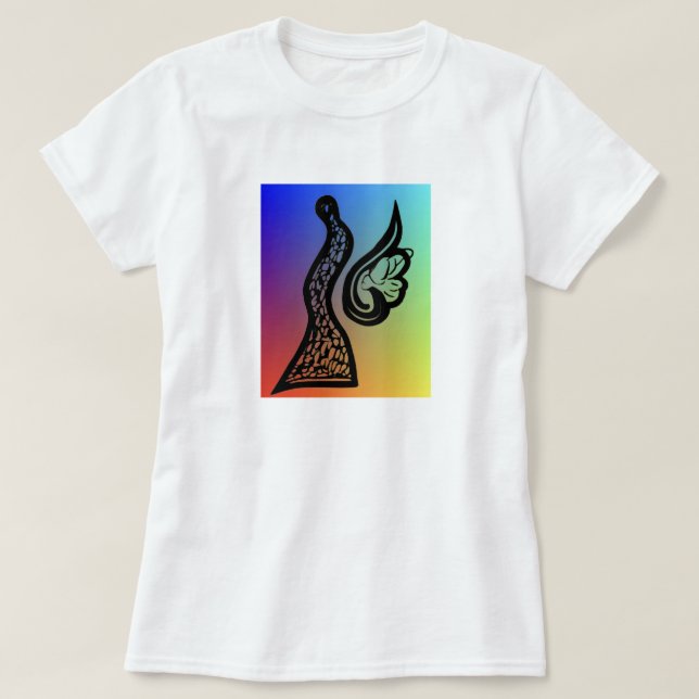 Andlig Uppstigning Inspirerande Tro och Tillväxt T Shirt (Design framsida)