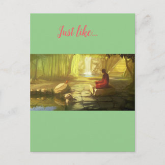 Andlig vänlighet vykort