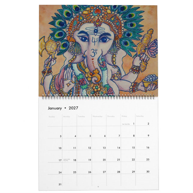 Andlig & Visionary Art Calendar 2012 Kalender (Jan 2027)