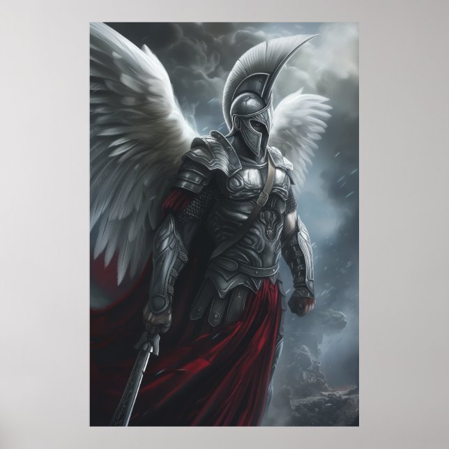 Andlig Warrior - Spartan Armor of God Poster" Poster (Framsidan)