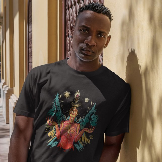 Andlig Woman Illustration T Shirt (Skapare uppladdad)