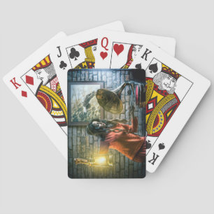 Andlig Woman och Hennes Music Casinokort