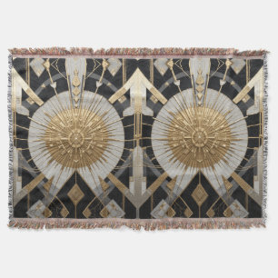 Andlig Yantra Throw Blanket Filt