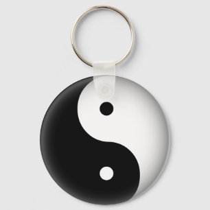 Andlig Yin Yang Nyckelring