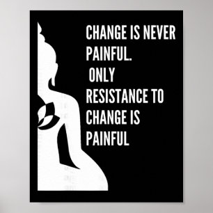 Andlig Yoga Meditation Mindfulness Zen Buddha Poster