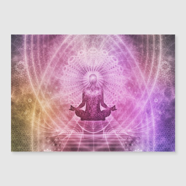 Andlig Yoga Meditation Zen Colorful (Framsida)