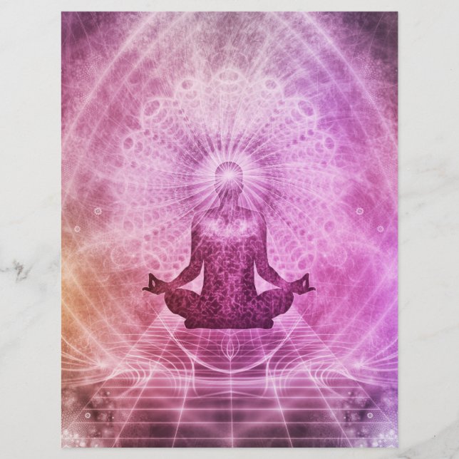 Andlig Yoga Meditation Zen Colorful (Framsida)