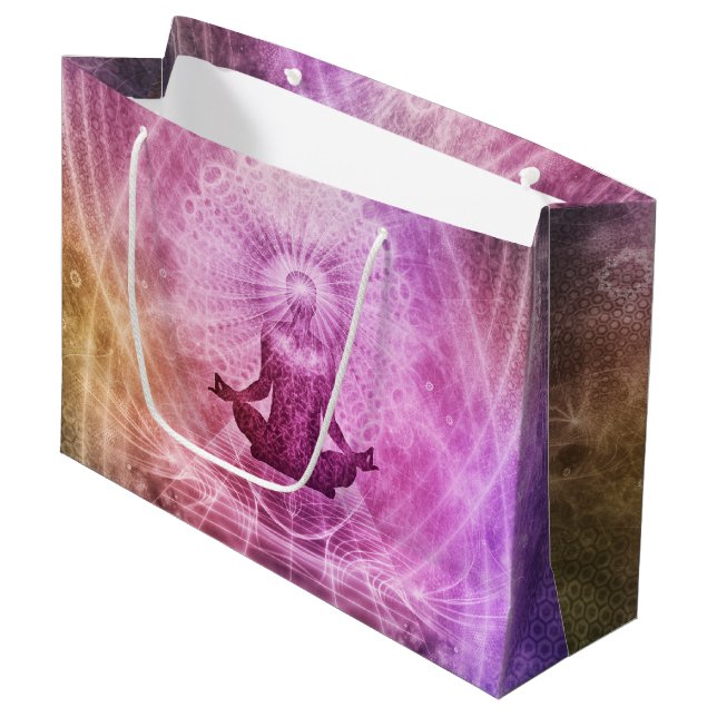 Andlig Yoga Meditation Zen Colorful (Framsidan Vinklad)