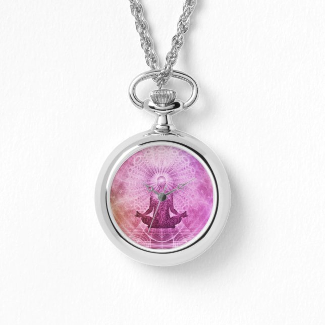 Andlig Yoga Meditation Zen Colorful Armbandsur (Framsida)