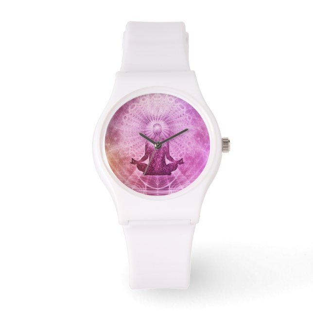 Andlig Yoga Meditation Zen Colorful Armbandsur (Framsida)