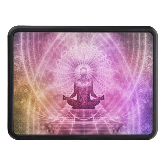 Andlig Yoga Meditation Zen Colorful Dragkroksskydd (Framsidan)