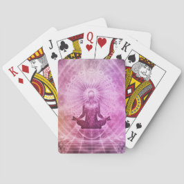 Andlig Yoga Meditation Zen Colorful Kortlek