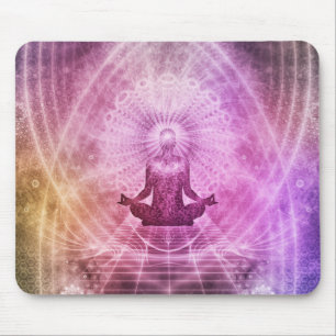 Andlig Yoga Meditation Zen Colorful Musmatta