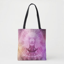 Andlig Yoga Meditation Zen Colorful Tygkasse