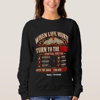 Andliga första hjälpen Bibelverser när livet gör o T Shirt