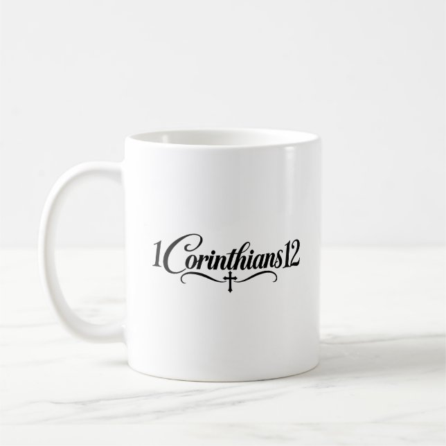 Andliga gåvor kaffemugg (Vänster)