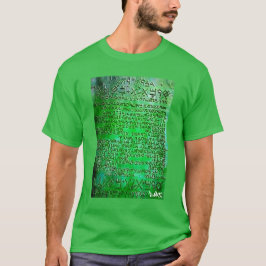 ANDLIGA GRAFITTI FÖR DMT - THOTH SMARAGDTABLETEN TEE SHIRT