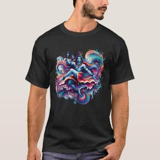 Andliga vibrationer, hinduisk gudsdesign, Desi-hän T Shirt