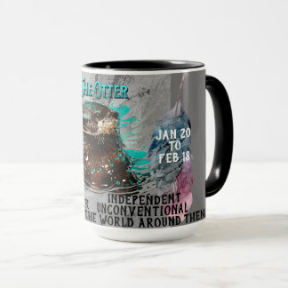 "Andligt djur" Utter Jan - Feb Kaffe Mugg