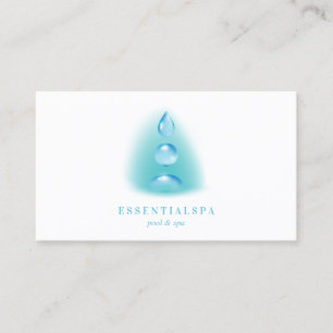 Andligt Vatten droppar reiki yoga zen Visitkort