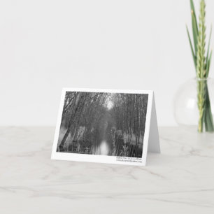 Ändlös flod Notecard Kort