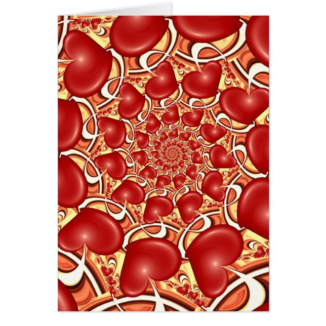 Ändlös kärlek hälsningskort (Framsidan)