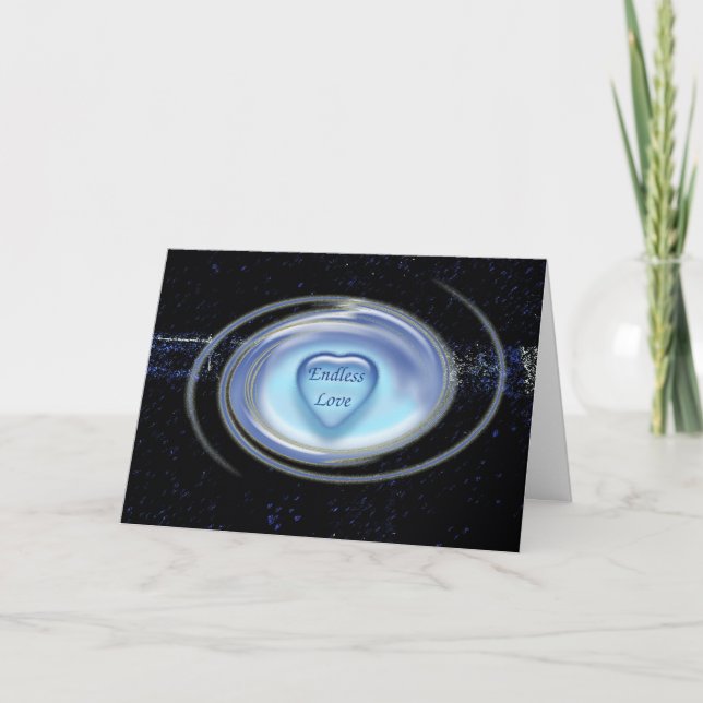 Ändlös kärlek helgkort (Framsida)