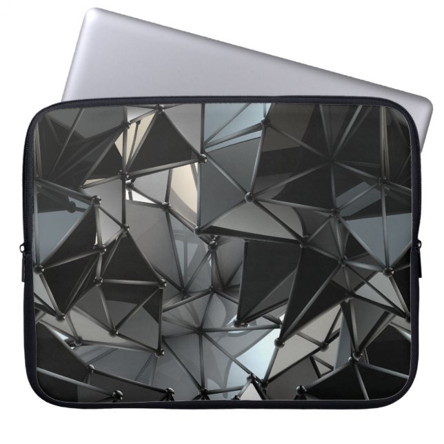 ändlös monokrom: laptop fodral (Framsidan)