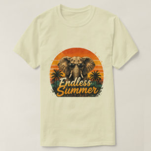 Ändlös sommar Beach Vibes Grafisk T-shirt