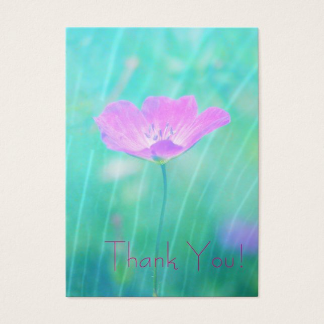 ändlös sommar visitkort (Framsidan)